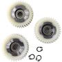 Bafang Motor Fat HUB Motor RM G060.750, G062.1000 and RM G020 SWX02 Gear Set Spare Part 36 Teeth Nylon Geared 3PCS with Circlip Ring