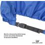 Explore Land Outboard Motor Cover - Waterproof 600D Heavy Duty Boat Engine Hood Covers - Fit for Motor up to 25 HP, Blue