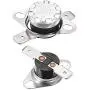 uxcell KSD301 Thermostat 145°C/293°F 10A Normal Closed N.C Adjust Snap Disc Temperature Switch for Microwave,Oven,Coffee Maker 2pcs