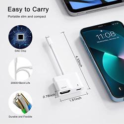 HDMI Adapter for iPhone to TV, 1080P Digital AV Adapter for iPhone,HD Video HDMI Sync Screen Converter,Support HD TV/Projector/Monitor [No Need Power]…