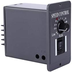 Crazy Sales Motor Governor, DC Motor Speed Controller, Speed Control Switch Stable for Control Dc Brush Motor Speed Regulation 12V/24V/36V/48V Panel Type 6A