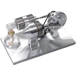 Oligemok Hot Air Stirling Engine Motor Model Educational Toy Generator Steam Engine Physics Experiment Science Toy Model