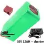 Batterie Lithium 36V 12AH pour Vélo Électrique avec Chargeur et BMS, pour Vélos Électriques Moped 200W~800W Moteur Batterie Lithium 36V 12AH pour Vélo Électrique avec Chargeur et BMS, pour Vélos Électriques Moped 200W~800W Moteur