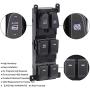 AiYiGu Power Main Window Switch Master Control Compatible with 2009 2010 Hyundai Sonata Door Lock Button Controller Front Left Driver Side Replacement OEM 93570-3K600 935703K600 641-51097L