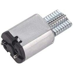Xuulan Xianglaa-Motor Micro Mini 030 Vibration Motor Head Electric, DIY Parts Massager, Silver Miniature Vibrator Small Vibrating Motor,