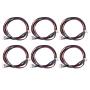 RLECS 6PCS 1M 39.4 Inch Stepper Motor Cables Lead Wire HX2.54 4 Pin to 6 Pin 3D Printer Parts