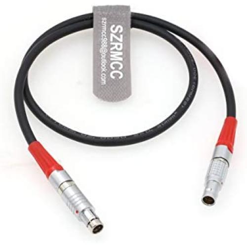 SZRMCC ARRI Alexa RS Fischer 3 Pin Male to 0B 4 Pin Male Power Cable for ARRI FIZ Lbus Cforce RF Lens Motor