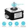 OUYANG Nema 17 Stepper Motor 130mN.m 1.8 Degree with Bracket and 1M XH Cable for CNC,3D Printer(17HS4023,1 PCS)