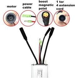 Motor Controller for Bicycle , 9 Tube 22A Controller for Brushless Motor Controller Electric Accessory for Mountain Bicycle