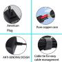 SDDD 8.5V 1A AC/DC Power Supply Adapter Charger Compatible with for PADO Pure-Wave CM-05 CM-07 Series Cordless Percussion Dual Motor Therapy Massager Replacement Power Charger Cable Cord (3.3 feet)