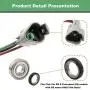 CLUBRALLY Club Car Speed Sensor and GE Magnet Kit for Golf Cart DS IQ & Precedent with GE Motor Only 102265601 120402100