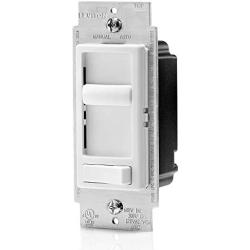 Leviton 661F-10W 1.5 Amp SureSlide Single-Pole or 3-Way Quiet Fan Control, White