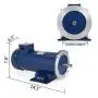 VEVOR DC Motor,Rated Speed 1750 RPM,1HP 12V Electric Motor Permanent Magnet Motor