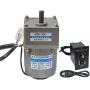 Bemonoc 25Watts AC 220V 50/60HZ Gear Reducer Motor 35RPM Shaft Diameter 10mm & AC Speed Controller Kits Speed Adjustable Variable CW CCW for Petrochemical