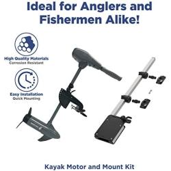 Newport Vessels Electric Kayak Trolling Motor with Kayak Mount Set