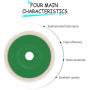 Hilitchi 10 Pcs 4 100mm Wool Polishing Wheel Buffer Pads Felt Polishing Wheel Disc