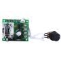 FTVOGUE DC6-30V 10A PWM Motor Speed Regulator Controller Potentiometer Overload Protector Switch High Power Driver Module,Electronic Components