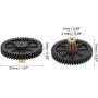 X AUTOHAUX Rear Curtain Sunshade Motor Gear for Toyota Avalon 2005-2013 AP367890