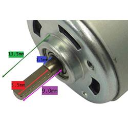 18v DC Motor Drill RS-550 D-Shaft 1/8in / 3.175mm Shaft - Fan Cooled High Torque 20K RPM Power Tool Replacement Upgrade 18 Volt (12v - 24v DC) DIY Electric Projects Robots Remote Controlled Car