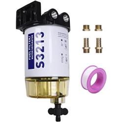 CARMOCAR Fuel Filter Water Separator replacement for Marine Outboard Motor Mercury with 3/8