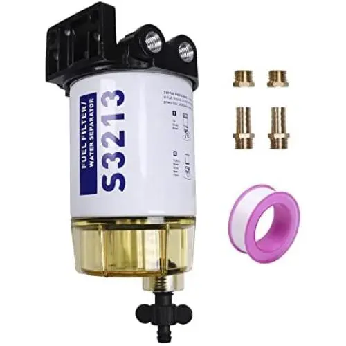 CARMOCAR Fuel Filter Water Separator replacement for Marine Outboard Motor Mercury with 3/8