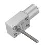 WINGONEER JGY370 DC12V 150RPM 50mm-M6 Screw Worm Gear Motor Self-Locking Reduction Gear Motor
