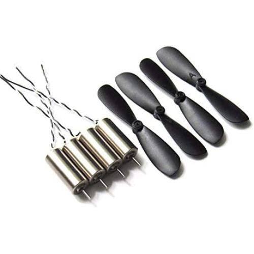Vehicles-OCS 4pcs 716 Coreless Brushed Motor Set 55000RPM 7x16mm + 45mm Propeller CW CCW