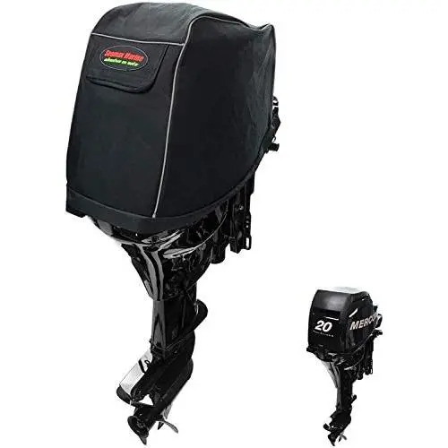 Seamax Sunlitec Outboard Motor Cowling Cover with Vent and Reflective Design