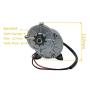 BEMONOC 24 Volt 350 Watt MY1016Z3 Gear Reduction Electric Motor with 9 Tooth Sprocket