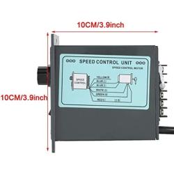 MLDSN AC 220V 50Hz Motor Speed Controller 400W Digital Adjustable Stepless PLC Motor Speed Controller 0-1450rpm Speed Regulator