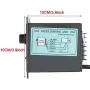 MLDSN AC 220V 50Hz Motor Speed Controller 400W Digital Adjustable Stepless PLC Motor Speed Controller 0-1450rpm Speed Regulator