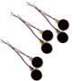tatoko DC 3V 12000RPM Two Wired 10mm x 3mm Coin Cell Phone Vibration Motor for Cell Phone Electronic Device Repair Single Board Computers Project Classroom Project Bristle Bots Cable 6pcs