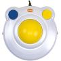 BIGtrack 2.0 Trackball - for Users who Lack Fine Motor Skills to Use a Mouse. A Big 3” Trackball with 2 Blue (Left and Right) Mouse Buttons - #12000006