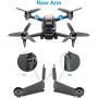 Original FPV Drone Motor Arm Left Rear/Right Front/Right Rear/Left Front/OEM Arm Replacement Repair Spare Parts for DJI FPV Drone (Left Rear arm)