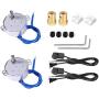 Synchronous Synchron Motor,Turntable motor,Cuptisserie motor,Turner motor with 7mm Flexible Coupling Connector Lamp Cord 50/60Hz AC100~127V 4W CCW/CW For Hand-Made, School Project, Model(2pcs 5-6RPM)