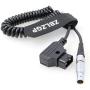 ZBLZGP D-tap to 0B 6 Pin Male Power Cable for DJI Wireless Focus Motor (Straight Coiled Cable)