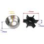 Boat Motor Water Pump Repair Kit 6H3-W0078-A0 6H3-W0078-A0 00 01 02 for Yamaha Outboard Marine 50hp 60hp 70hp Sierra 18-3464 2/4-stroke Engine