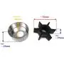 Boat Motor Water Pump Repair Kit 6H3-W0078-A0 6H3-W0078-A0 00 01 02 for Yamaha Outboard Marine 50hp 60hp 70hp Sierra 18-3464 2/4-stroke Engine