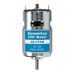 Genmitsu GS-775M Micro DC 24V 20000RPM 775 Motor, Double Ball Bearing, High Power, Noise Suppression, DC Motor Driver for Electrical Tools DIY