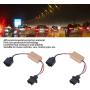 2Pcs LED Flash Strobe Controller, ABS Car Flasher Module for Motor Vehicles Electric Bicycles