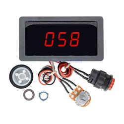 CCM5D DC Motor Control CV Governor Switch DC 6V-30V 12V 24V MAX 8A 16kHz Adjustable PWM Motor Speed Controller Digtal Display