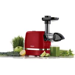 Omega H3000RED Cold Press 365 Juicer Slow Masticating Extractor Creates Delicious Fruit Vegetable and Leafy Green High Juice Yield and Preserves Nutritional Value, 150-Watt, Red