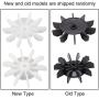 Plastic Air Compressor Fan Blade Replacement Direct‑on‑Line Motor Accessories 5.3in Outer Diameter 0.6in Shaft D Type