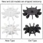 Plastic Air Compressor Fan Blade Replacement Direct‑on‑Line Motor Accessories 5.3in Outer Diameter 0.6in Shaft D Type