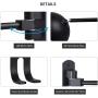 Motorcycle Helmet Rack Set of 3 Helmet Holder Wall Mount Include 180° Rotation Motorcycle Helmet Holder with 2 Hooks and Helmet Hooks Wall Mount for Jackets Caps Motorcycle Helmet Accessories