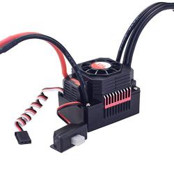 DollaTek Waterproof 60A Brushless ESC Electronic Speed Controller for 1/10 RC Car