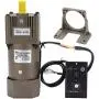 Electric Gear Motor AC 220V 90W Single Phase Asynchronous Gear Motor High Torque Deceleration Adjustable Speed 5K/10K/20K/50K/100K RPM Optional(5k)