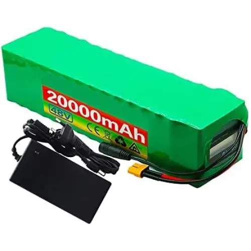 Wnicek 48V ?Electric Bike Battery ?20AH Ebike Battery Lithium Ion Battery with Charger for 1000W 750W 500W Ebike Motor, Scooter Electric Bicycle