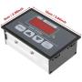 125 Motor Controller,6-60V Digital Display Percentage Tachometer DC Motor Slow Start and Stop Speed Controller,with Long Serving Life