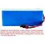 Wnicek 36V E-Bike Lithium Battery 12Ah 10S 4P Li-Ion Electric Bicycle Battery Pack Rechargeable Battery Pack with 42V Charger Fits for 200W 250W 350W 500W Motor